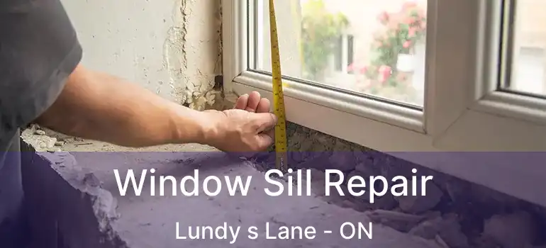  Window Sill Repair Lundy s Lane - ON