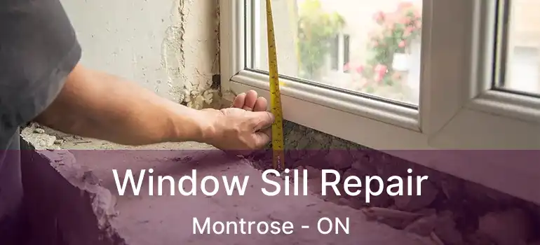  Window Sill Repair Montrose - ON