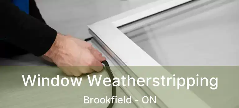  Window Weatherstripping Brookfield - ON