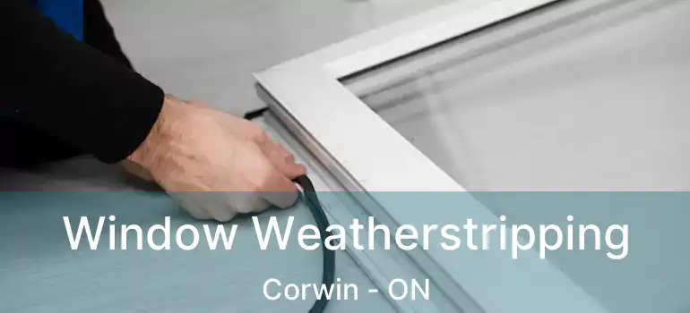  Window Weatherstripping Corwin - ON