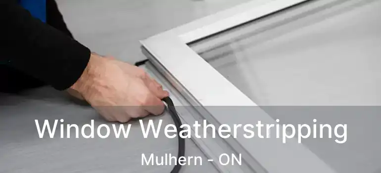  Window Weatherstripping Mulhern - ON