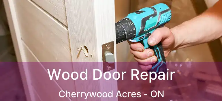  Wood Door Repair Cherrywood Acres - ON