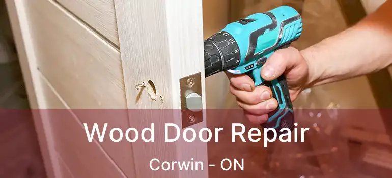  Wood Door Repair Corwin - ON