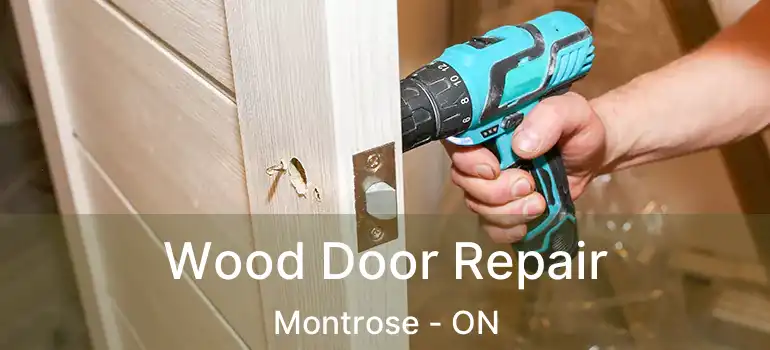  Wood Door Repair Montrose - ON